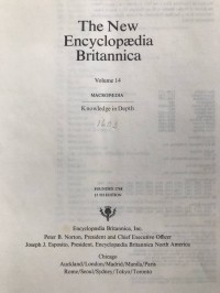 The New Encyclopaedia Britannica (Vol. 14)