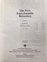 The New Encyclopaedia Britannica (Vol. 18)