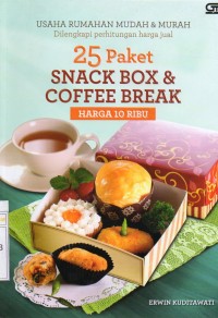 25 Paket Snack Box & Coffee Break : Harga 10 Ribu