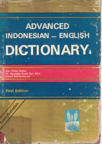 Advanced Indonesian-English Dictionary