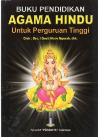 Buku Pendidikan Agama Hindu Untuk Perguruan Tinggi