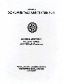 Laporan Dokumentasi Arsitektur Puri