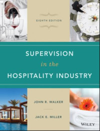 Supervision in the Hospitality Industry 8 Edition (E-Book)