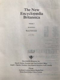 The New Encyclopaedia Britannica (Vol. 1)