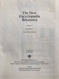 The New Encyclopaedia Britannica (Vol. 15)