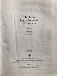 The New Encyclopaedia Britannica (Vol. 29)