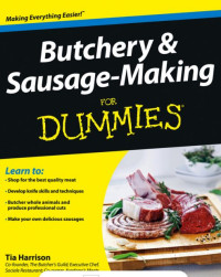 Butchery & sausage-making for dummies (E-Book)