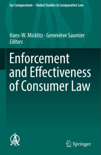 Enforcement and Effectiveness of Consumer Law (E-Book)