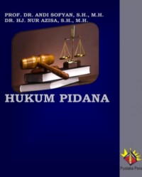Buku Ajar Hukum Pidana (E-Book)
