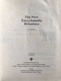 The New Encyclopaedia Britannica (Vol.32)