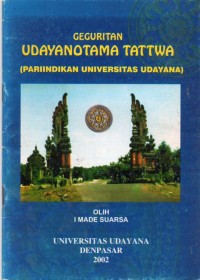 Geguritan Udayanotama Tattwa (Pariindikan Universitas Udayana)