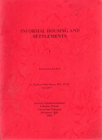 Informal Housing and Settlements 1