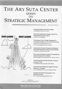 The Ary Suta Center Series on Strategic Management : October 2018, Volume 43