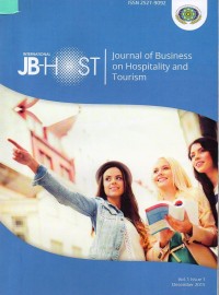 JB-HOST: Journal of Business on Hospitality and Tourism (Vol. 1 Issue 1 Desember 2015)