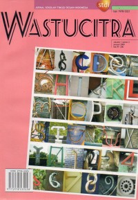 Jurnal Sekolah Tinggi Desain Indonesia: Wastucitra Volume 1 Nomor 2 Januari 2009