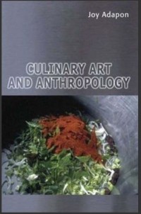 Culinary Art and Anthropology (E-Book)