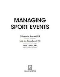 Managing Sport Events (E-Book)