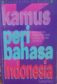 Kamus Peri Bahasa Indonesia