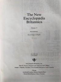The New  Encyclopaedia Britannnica (Vol. 17)