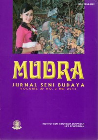 Mudra; Jurnal Seni Budaya (Volume 30 No. 2 Mei 2015)