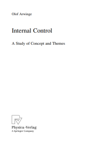 Internal Control : A Study of Concept and Themes (E-Book)
