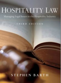 Image of Hospitalty Law Managing Legal Issues in the Hospitality Industry  (E-Book)