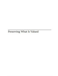 Image of Preserving what is Valued Museums, Conservation, and First Nations (E-Book)