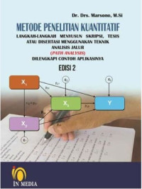 Image of Metode Penelitian Kuantitatif Langkah Menyusun Skripsi, Tesis Atau Disertasi Menggunakan Teknik Analisis Jalur