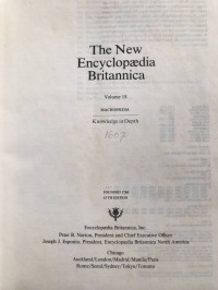 Image of The New Encyclopaedia Britannica (Vol. 18)