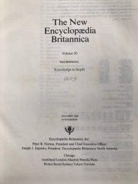 Image of The New Encyclopaedia Britannica (Vol. 20)
