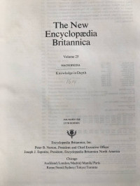 Image of The New Encyclopaedia Britannica  (Vol. 25)
