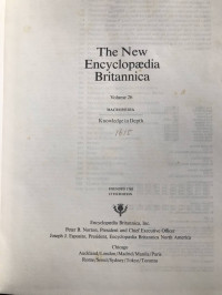 Image of The New Encyclopaedia Britannica (Vol. 26)
