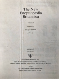 Image of The New Encyclopaedia Britannica (Vol. 7)