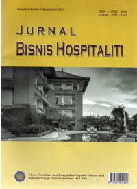 Image of Jurnal Bisnis Hospitality