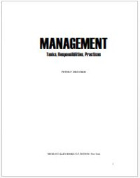 Image of Management Tasks, Responsibilities, Practices (E-Book)