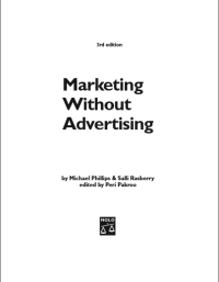 Image of Marketing Without Advertising 3rd (E-Book)
