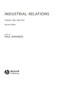 Image of Industrial Relations : Theory and Practice (E-Book)