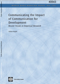 Image of Communicating the Impact of Communication for Development :Recent Trends in Empirical Research (E-Book)