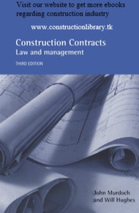 Image of Construction Contracts : Law and Management (E-Book)
