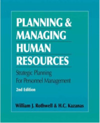 Image of Planning and Managing Human Resources : Strategic Planning for Human Resources Management (E-Book)