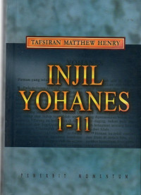 Image of Tafsiran Matthew Henry : Injil Yohanes 1 - 11