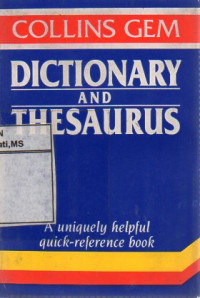 Image of Dictionary and Thesaurus