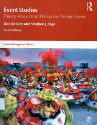 Image of Event Studies: Theory, Research and Policy for Planned Event  Fourth Edition