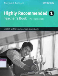 Image of Highly Recommended 1 (Teacher's Book : Pre-Intermediate)