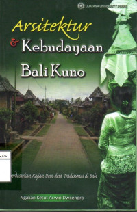 Image of Arsitektur & Kebudayaan Bali Kuno