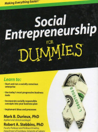 Image of Social Enterpreneurship For Dummies
