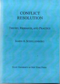 Image of Conflict Resolution : Theory, Research, and Practice