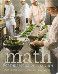Image of Math for the Professional Kitchen (The Culinary Institute of America)