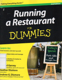Image of Running a Restaurant for Dummies