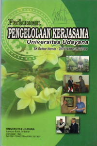 Image of Pedoman Pengelolaan Kerjasama Universitas Udayana